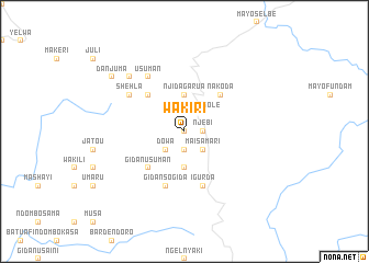 map of Wakiri