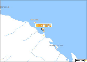 map of Wakitupu