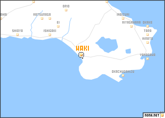 map of Waki