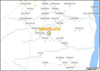 map of Wakkalutu