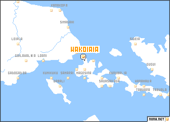 map of Wakoiaia