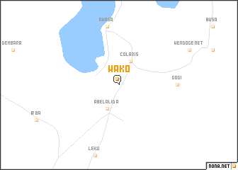 map of Wakʼo