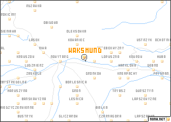 map of Waksmund