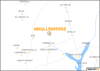 map of Wakulla Springs