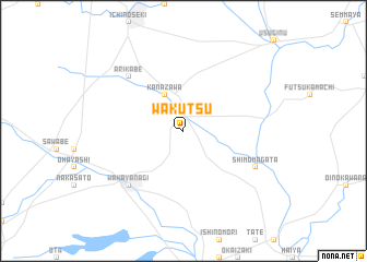 map of Wakutsu