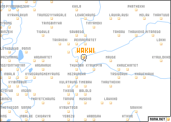 map of Wakwi