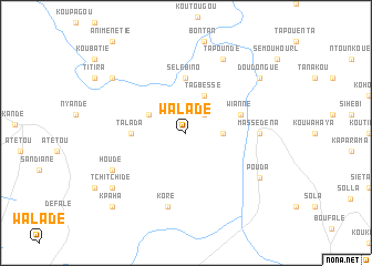 map of Waladé