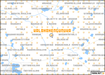 map of Walahahengunuwa