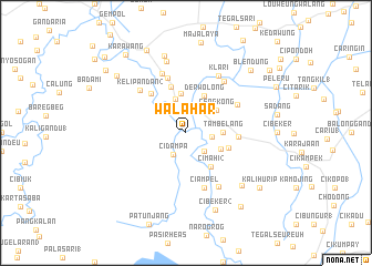 map of Walahar