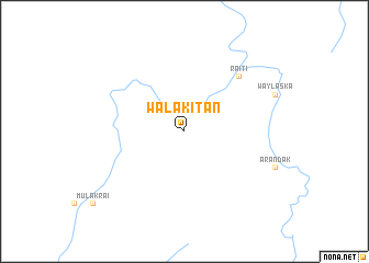 map of Walakitan