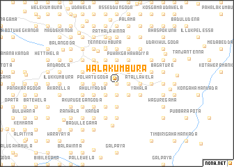 map of Walakumbura