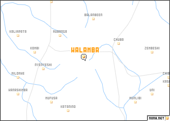 map of Walamba