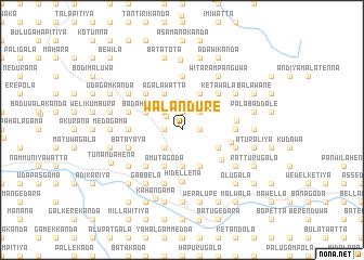 map of Walandure