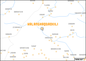 map of Walang Haqdao Kili