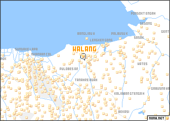 map of Walang