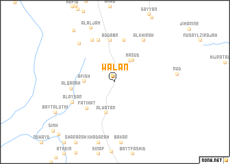 map of Wa‘lān