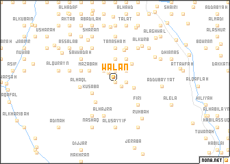 map of Wa‘lān