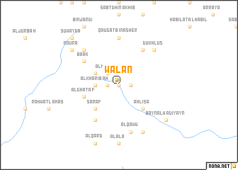 map of Wa‘lān