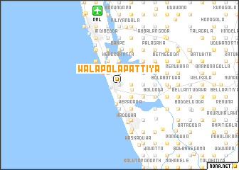 map of Walapolapattiya