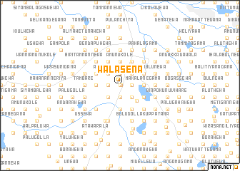 map of Walasena