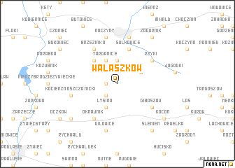 map of Walaszków