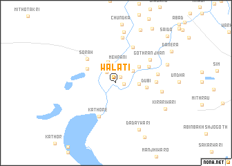 map of Walāti