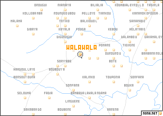 map of Walawala