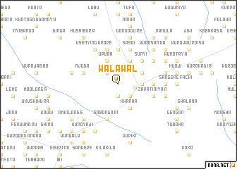 map of Walawal