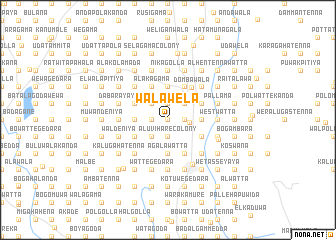 map of Walawela
