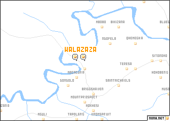 map of Walaza