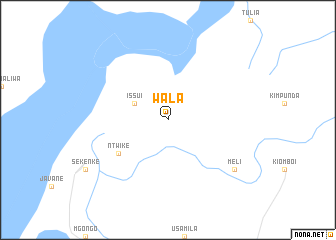 map of Wala