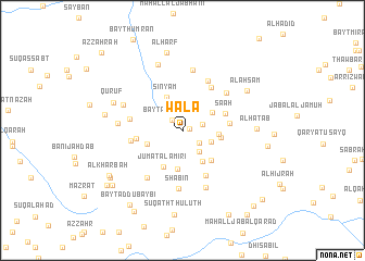 map of Walāʼ