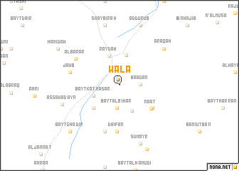 map of Wa‘lā