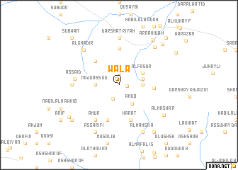 map of Wala‘