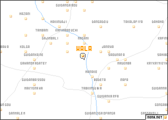 map of Wala