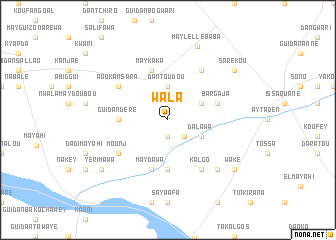 map of Wala