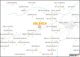 map of Walbach