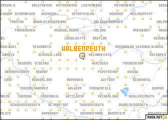 map of Walbenreuth