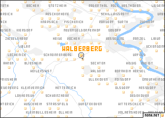 map of Walberberg