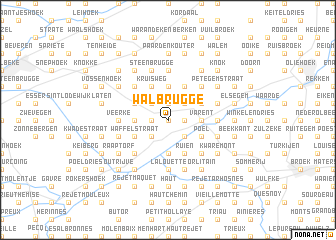 map of Walbrugge