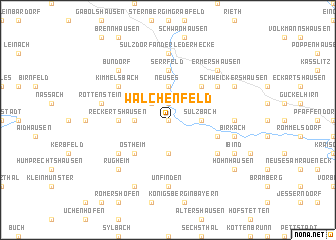 map of Walchenfeld