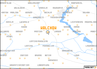 map of Walchow