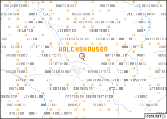 map of Walchshausen