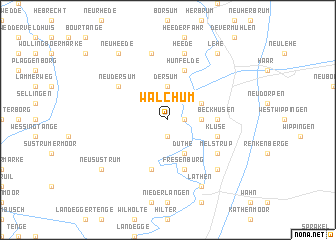 map of Walchum