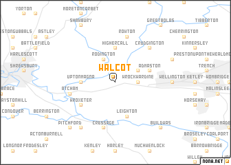 map of Walcot