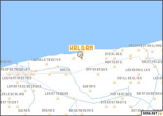 map of Waldam