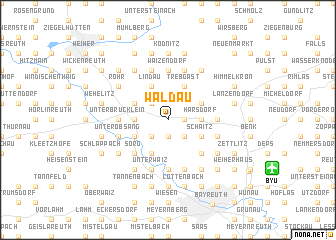 map of Waldau