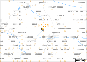 map of Walda