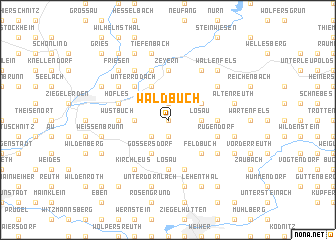 map of Waldbuch