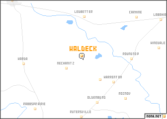 map of Waldeck